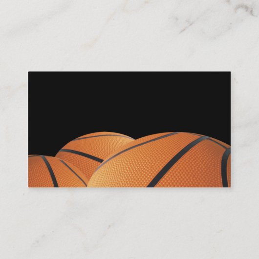 Basketball Visitekaartje (Achterkant)