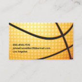 Basketball Visitekaartje (Achterkant)