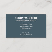 Basketball Visitekaartje (Achterkant)