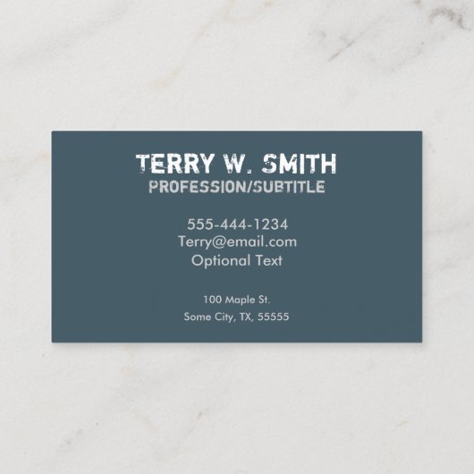 Basketball Visitekaartje (Achterkant)