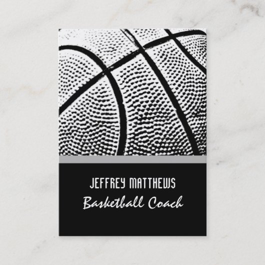 Basketball Visitekaartje (Voorkant)