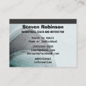  Basketball Visitekaartje (Achterkant)