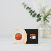 Basketball Visitekaartje (Staand voorkant)