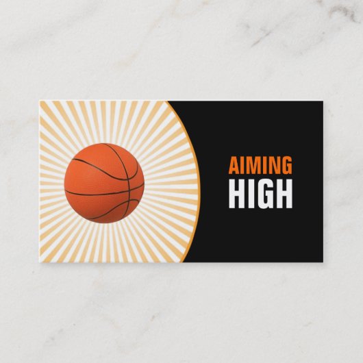 Basketball Visitekaartje (Voorkant)