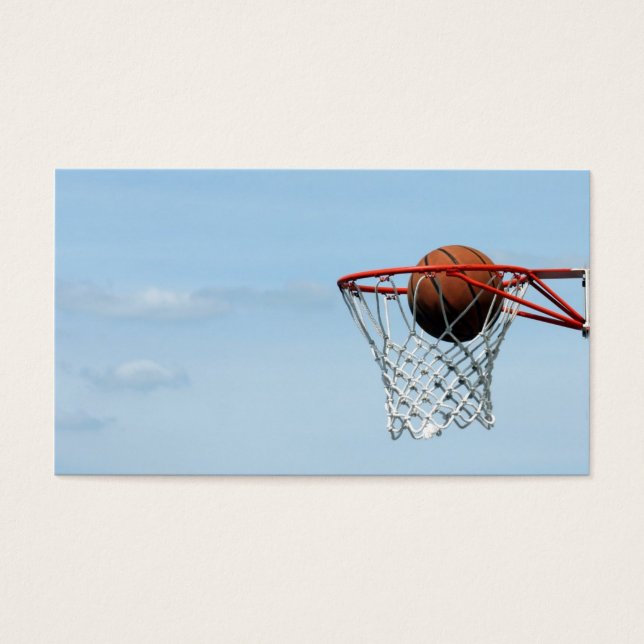 Basketball Visitekaartjes (Voorkant)