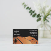 Basketball-Visitekaartjes Visitekaartje (Staand voorkant)