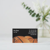 Basketball-Visitekaartjes Visitekaartje (Staand voorkant)