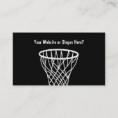 Basketball-Visitekaartjes Visitekaartje (Achterkant)