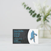 Basketball-Visitekaartjes Visitekaartje (Staand voorkant)