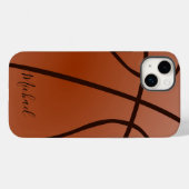 Basketball Voeg Jouw naam persoonlijk toe Case-Mate iPhone Case (Achterkant (horizontaal))
