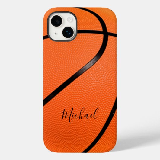 Basketball Voeg Jouw naam persoonlijk toe Case-Mate iPhone Case (Achterkant)