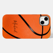 Basketball Voeg Jouw naam persoonlijk toe Case-Mate iPhone Case (Achterkant (horizontaal))