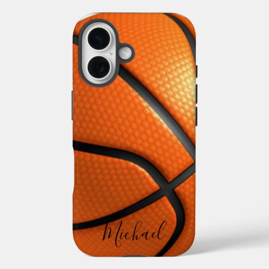 Basketball Voeg Jouw naam toe Case-Mate iPhone Case (Achterkant)