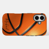 Basketball Voeg Jouw naam toe Case-Mate iPhone Case (Achterkant (horizontaal))