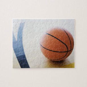 Basketball voor de rechtbank legpuzzel