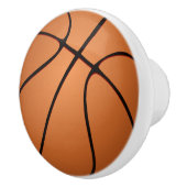 Basketball voor sportfans keramische knop (Rechts)