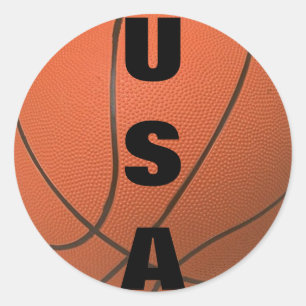 Basketball (VS) Ronde Sticker