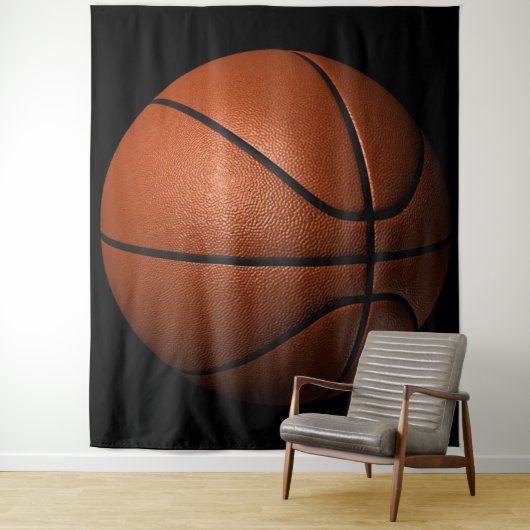Basketball Wall Tapestry Wandkleed (In situ)