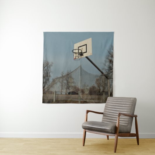 Basketball Wandkleed (In situ)