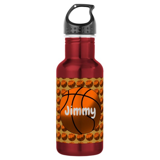 Basketball Water Flacon Waterfles (Voorkant)