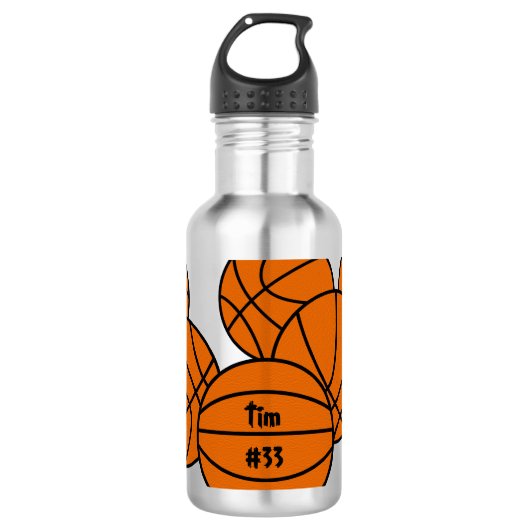 Basketball Waterfles (Voorkant)