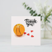 Basketball Weddenschap Hartelijk dank (Staand voorkant)