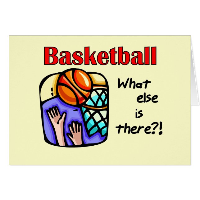Basketball What Else T-shirts en cadeautjes (Voorkant Horizontaal)