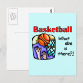 Basketball What Else T-shirts en cadeautjes Briefkaart (Voorkant / Achterkant)