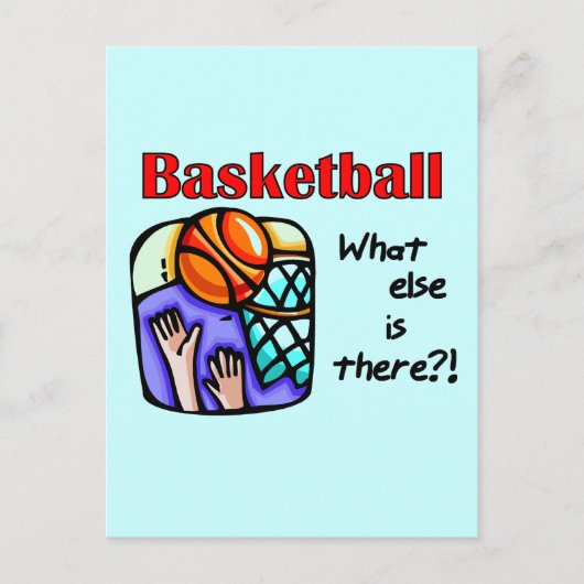 Basketball What Else T-shirts en cadeautjes Briefkaart (Voorkant)