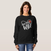 Basketball Wife Heart  Trui (Voorkant volledig)