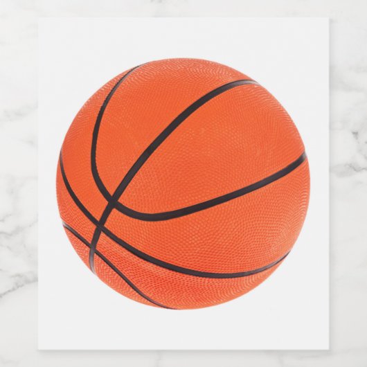 Basketball Wijn Etiket (Enkel label)