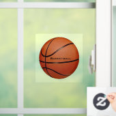 Basketball Window Cling Raamsticker (Huis)