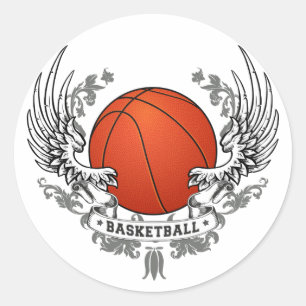Basketball Wings Sticker