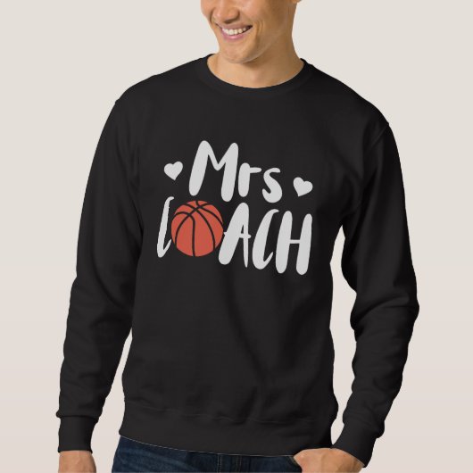 Basketball Woman Coach Wife Trui (Voorkant)