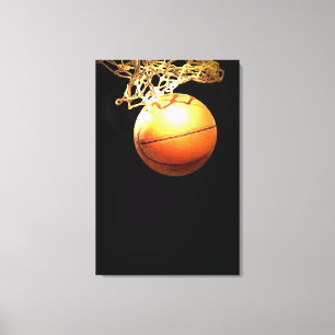 Basketball Wrapped Canvas