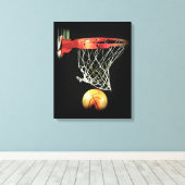 Basketball Wrapped Canvas (Insitu (Houten vloer))