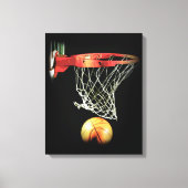 Basketball Wrapped Canvas Afdruk (Voorkant)