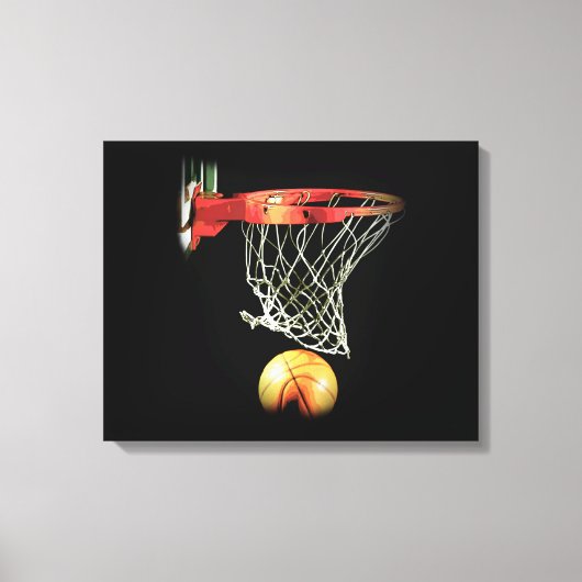 Basketball Wrapped Canvas Afdruk (Voorkant)