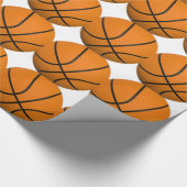 Basketball Wrapping Paper Cadeaupapier (Hoek)