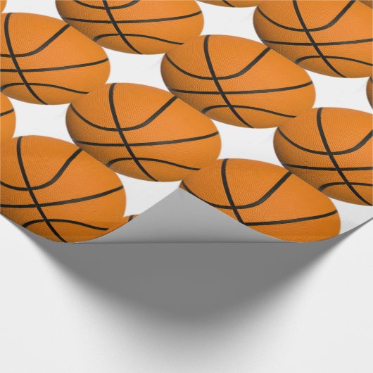 Basketball Wrapping Paper Cadeaupapier (Hoek)
