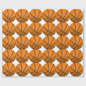 Basketball Wrapping Paper Cadeaupapier (Vlak)