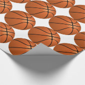 Basketball Wrapping Paper Cadeaupapier (Hoek)