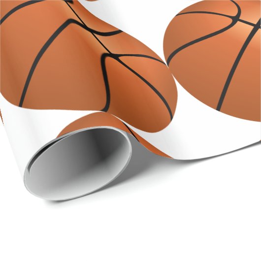 Basketball Wrapping Paper Cadeaupapier (Rol Hoek)