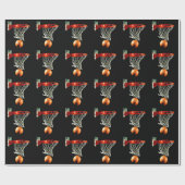 Basketball Wrapping Paper Cadeaupapier (Vlak)