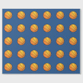 Basketball Wrapping Paper Cadeaupapier (Vlak)