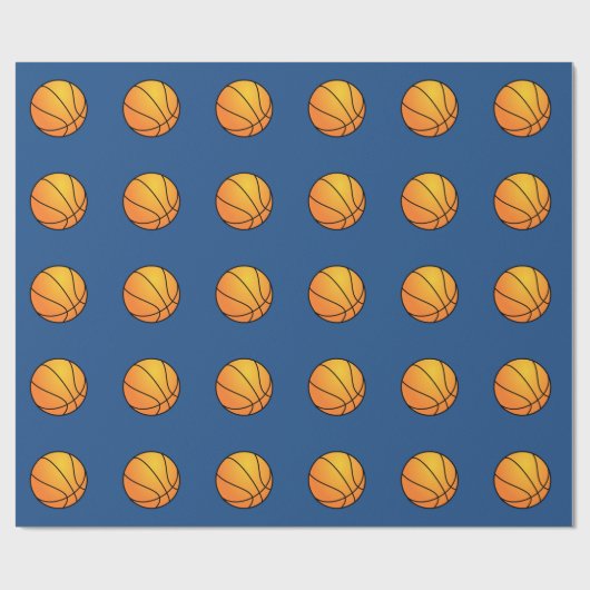 Basketball Wrapping Paper Cadeaupapier (Vlak)