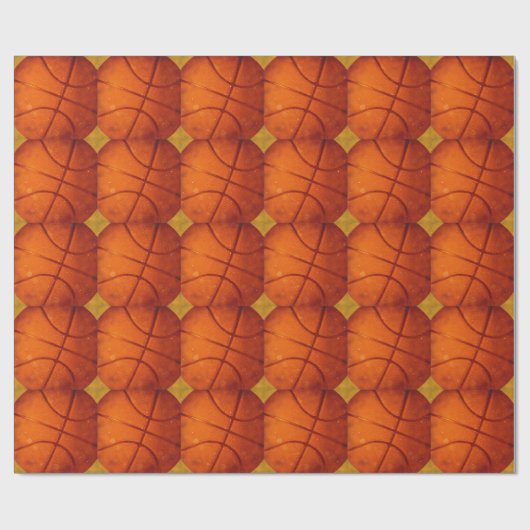Basketball Wrapping Paper Cadeaupapier (Vlak)
