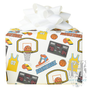 Basketball Wrapping Paper Cadeaupapier