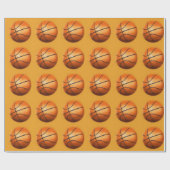 Basketball Wrapping Paper Cadeaupapier (Vlak)