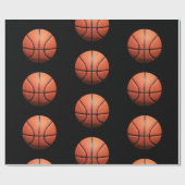 Basketball Wrapping Paper Cadeaupapier (Vlak)